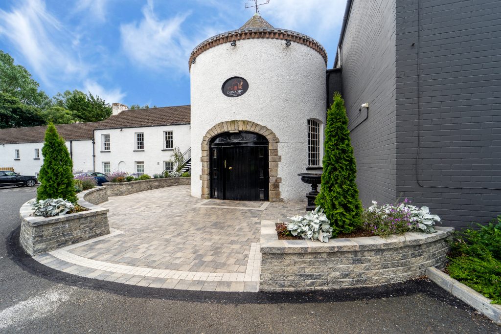 The exterior of Dunadry Hotel and Gardens