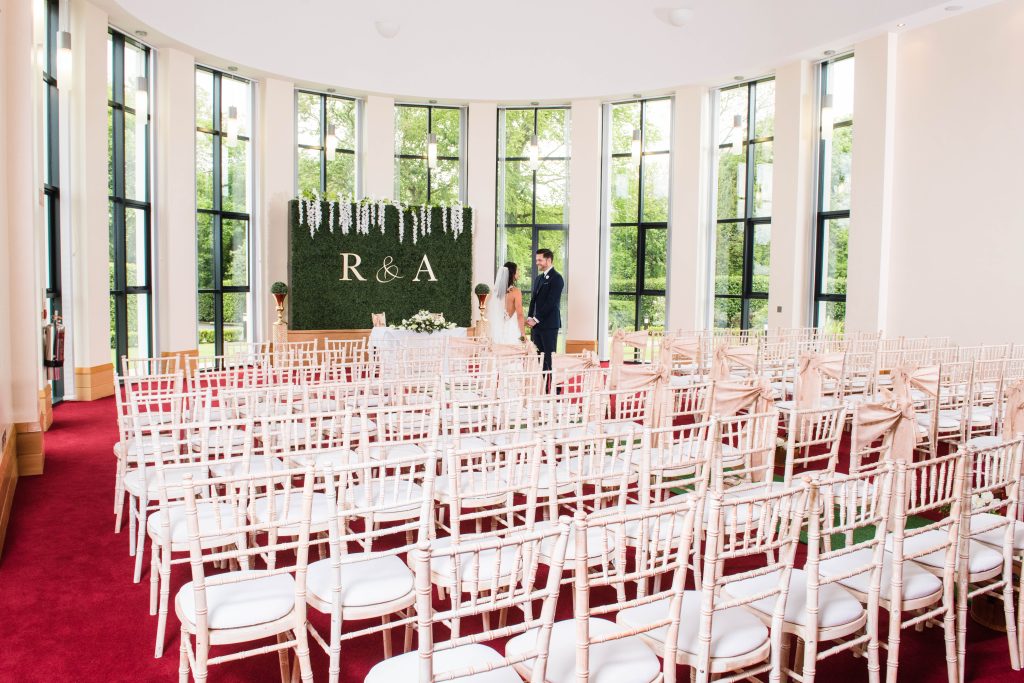 The Riverview Ceremony Suite at La Mon Hotel & Country Club